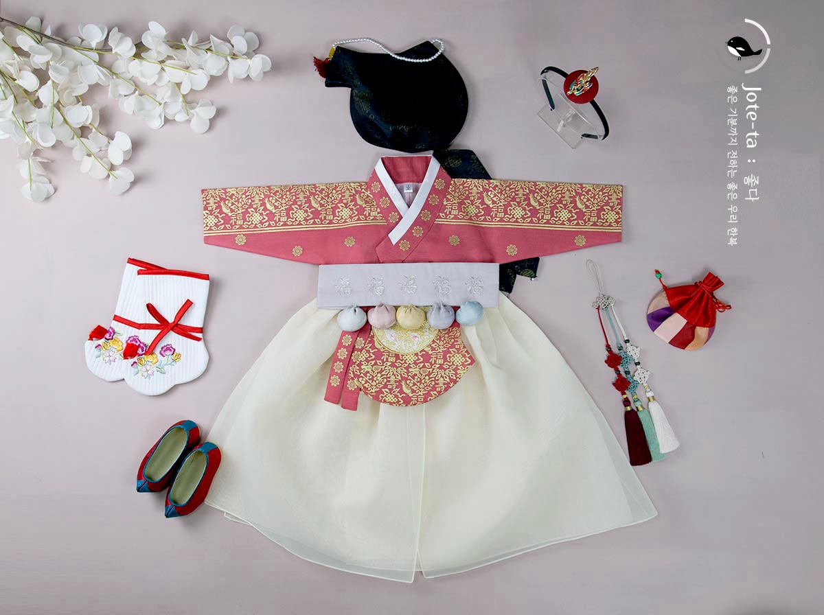 Hanbok shose,혜,꽃신,First birthday baby - store by seulgijumeoni