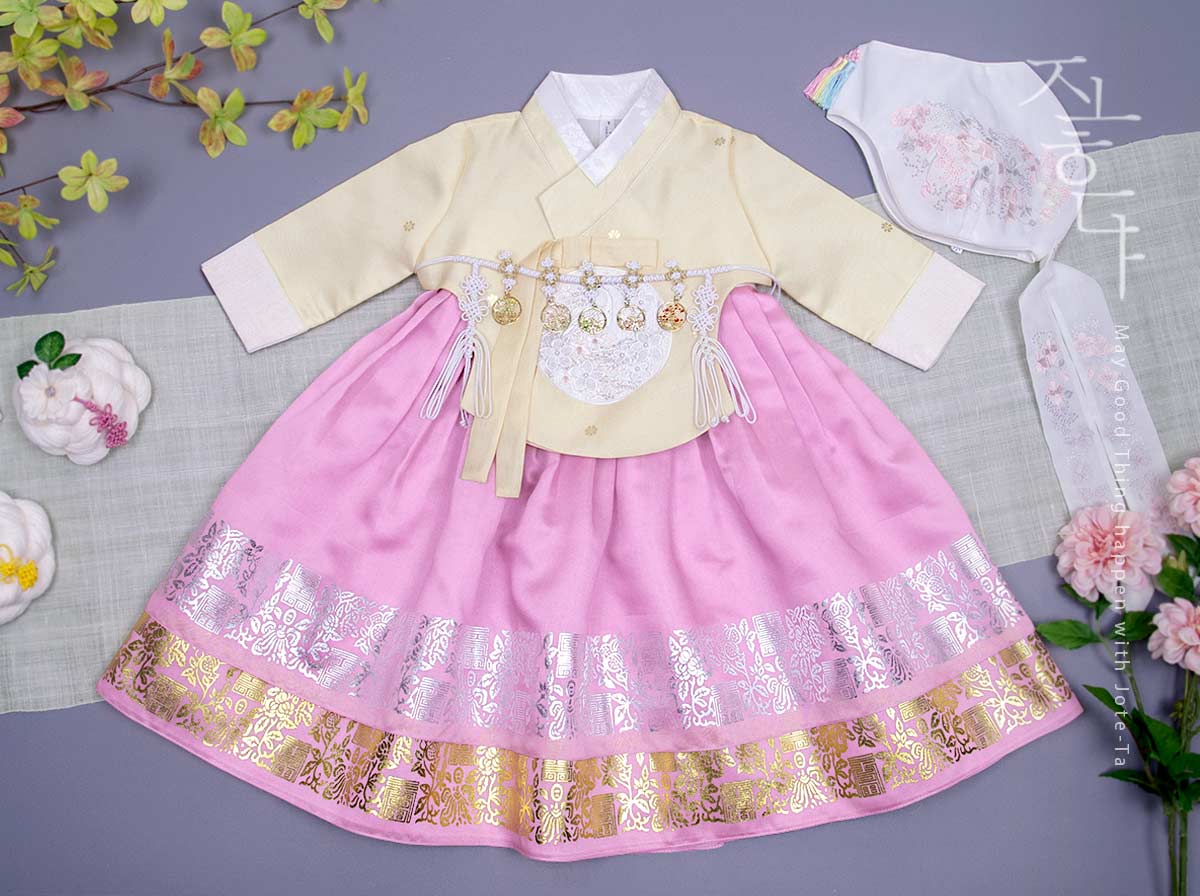 Graceful Baby Girl Hanbok In Pink Shop Now Joteta Korean Online Shop