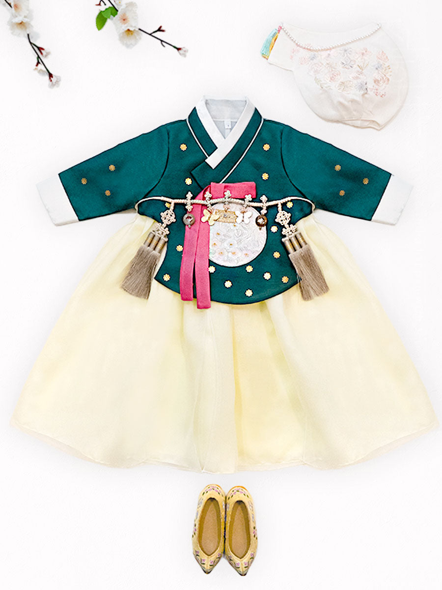 [2025] Little Woodland Princess Hanbok, 1 Year Old / Complete Set