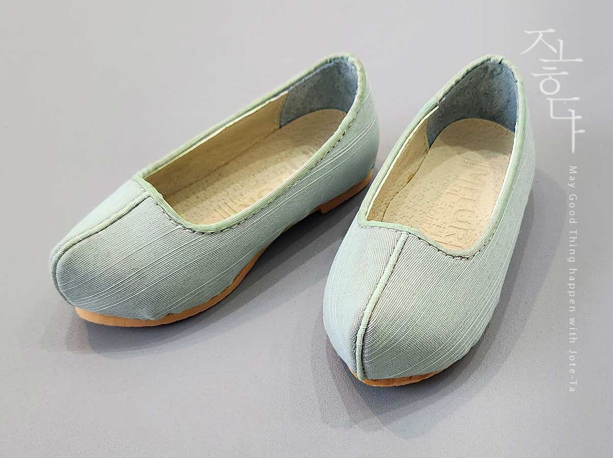 Modern Baby Boy Hanbok Shoes in Mint | Shop Now – Joteta Korean Online Shop