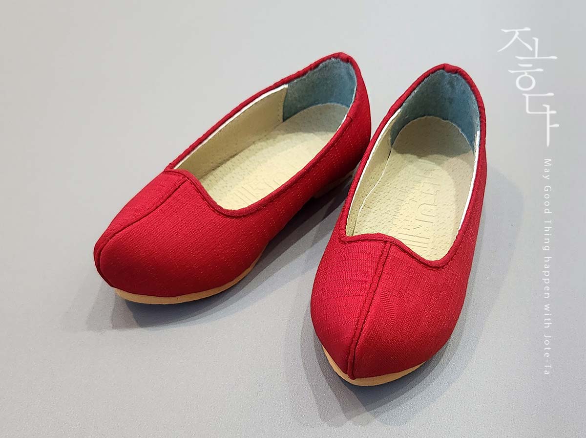 Modern Baby Boy Hanbok Shoes in Red Shop Now Joteta Korean Online Shop