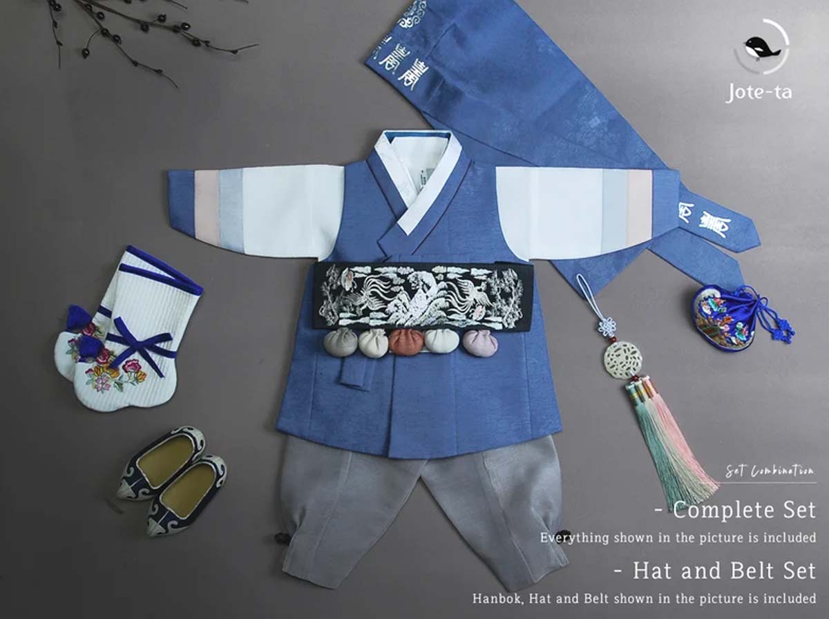 Baby boy hanbok outlet for sale