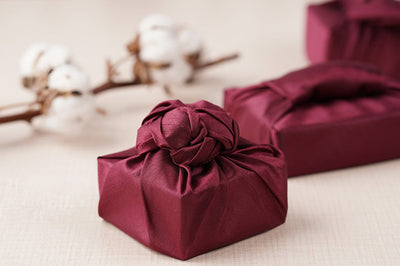 This plum red single sided Korean Bojagi is classy for any Korean social event and it's luxurious gift wrap that will add beauty.
