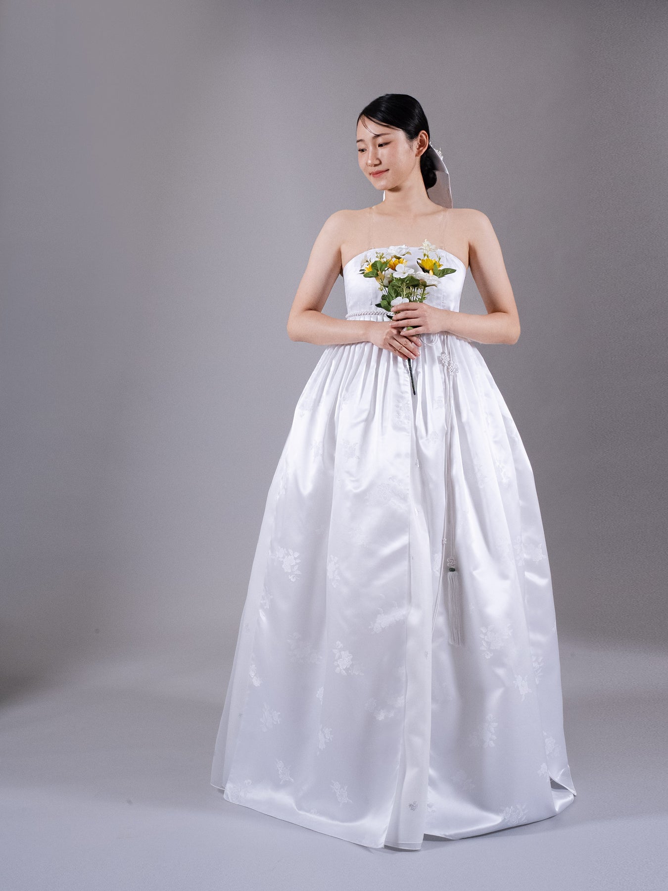 White Reverie White Reverie Hanbok Dress for Wedding – Joteta Korean Online Shop
