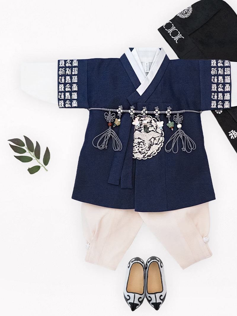 Quick view [2025] Classic Scholar Baby Boy Hanbok in Navy No reviews from 2.649.202₫