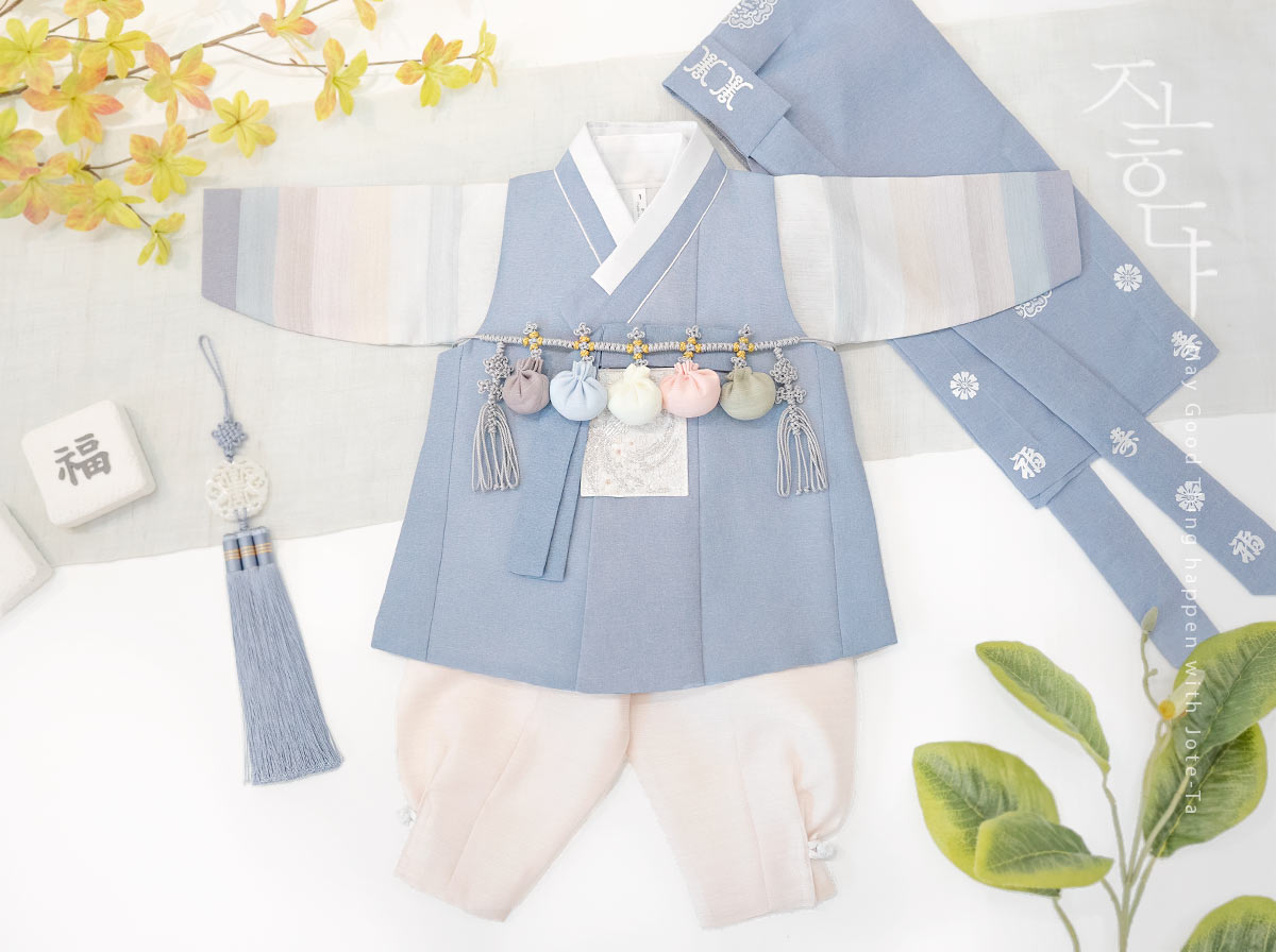 Pastel Blue Baby Boy Hanbok Joteta Korean Online Shop pastel-blue-baby-boy-hanbok-joteta-korean-online-shop