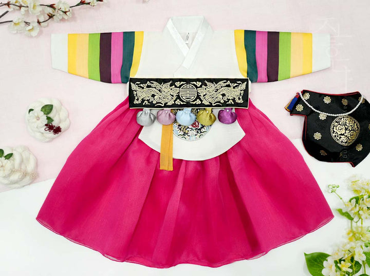 Princess Hanbok Adorned with Elegant Phoenix Embroidery – Joteta Korean  Online Shop