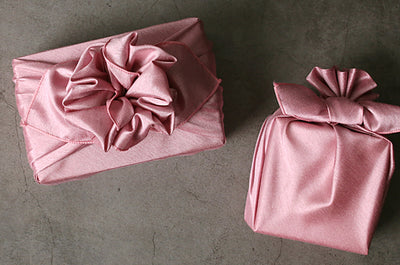 The dark rosette single sided Bojagi wrapping cloth will bring tears of joy to any female in your life. 