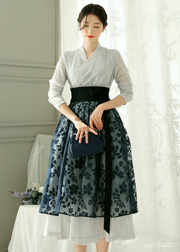 Beautiful Modern buy Hanbok Dress For Women | Hanbok Skirt | Midi Dress | Korean Style (CLHD0007A)